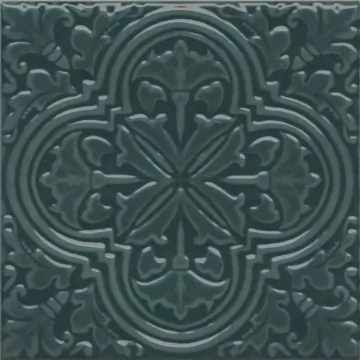 Kerama Marazzi KMD3STA003BN Плитка Декор Фес зелёный тёмный глянцевый 15x15x0,77 Kerama Marazzi