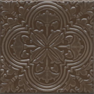 Kerama Marazzi KMD3STA005BN Плитка Декор Фес коричневый глянцевый 15x15x0,77 Kerama Marazzi