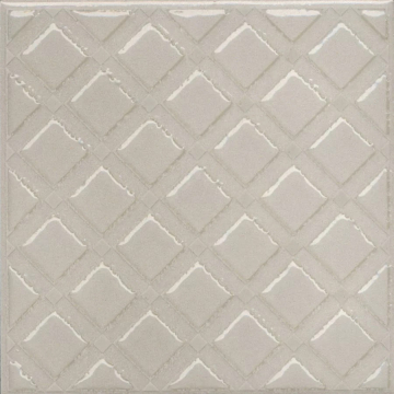 Kerama Marazzi KMD3STA014GN Плитка Декор Бахия 1 серый светлый глянцевый 9,8x9,8x0,7 Kerama Marazzi