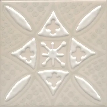 Kerama Marazzi KMD3STA017GN Плитка Декор Бахия 2 бежевый светлый глянцевый 9,8x9,8x0,7 Kerama Marazzi