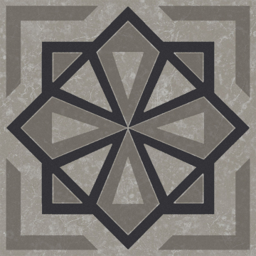 Kerama Marazzi KMD3STA051GN Плитка Декор Касабланка серый матовый 9,8x9,8x0,7 Kerama Marazzi