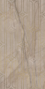 Kerama Marazzi KMD3STA071BR Плитка Декор Ифран бежевый светлый глянцевый обрезной 60x119,5x0,9 Kerama Marazzi