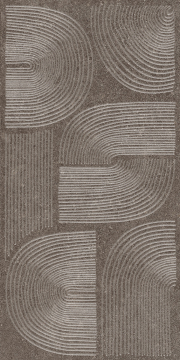 Kerama Marazzi KMD3STA126BR Плитка Декор Руссильон коричневый тёмный матовый обрезной 30x60x0,9 Kerama Marazzi