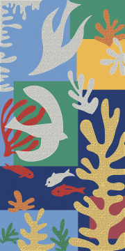 Kerama Marazzi KMD3STA136BR Плитка Декор Матисс 2 матовый обрезной 60x119,5x0,9 Kerama Marazzi