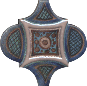 Kerama Marazzi KMP3STA010M6X Плитка Панно Арабески Марокко 1 (из 6 частей 6,5x6,5) 10x25x6,9 Kerama Marazzi