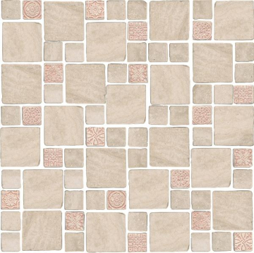 Kerama Marazzi MBD006 Мозаика Риальто Антика 4 мозаичный бежевый светлый матовый 30х30 Kerama Marazzi