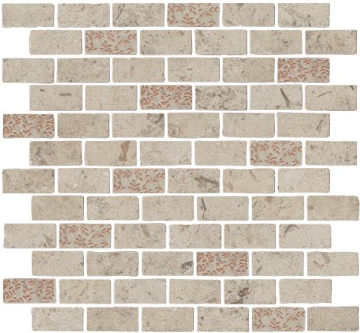 Kerama Marazzi MBD014 Мозаика Про Лаймстоун Антика 2 мозаичный бежевый матовый 32х30 Kerama Marazzi