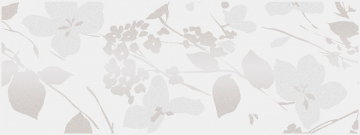 Kerama Marazzi MLD/A67/15000 Плитка Вилланелла Цветы белый 15x40 Kerama Marazzi
