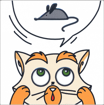 Kerama Marazzi NT/A132/5009 Плитка Кошки-Мышки Мышка 20*20 Kerama Marazzi