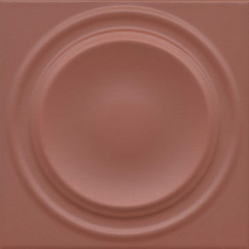 Kerama Marazzi OBE003 Плитка Декор Аква Альта 2 красный матовый структура 20x20x0,95 Kerama Marazzi