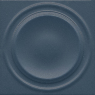 Kerama Marazzi OBE004 Плитка Декор Аква Альта 2 синий матовый структура 20x20x0,95 Kerama Marazzi