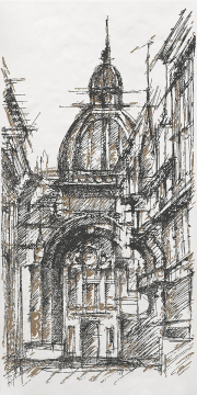 Kerama Marazzi OP/A243/48017R Плитка Декор Беллони матовый обрезной 40x80x1 Kerama Marazzi