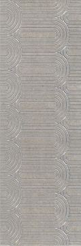 Kerama Marazzi OP/B201/12137R Плитка Декор Безана серый обрезной 25*75 Kerama Marazzi