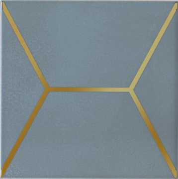 Kerama Marazzi OP/E181/17067 Плитка Декор Витраж голубой 15*15 Kerama Marazzi