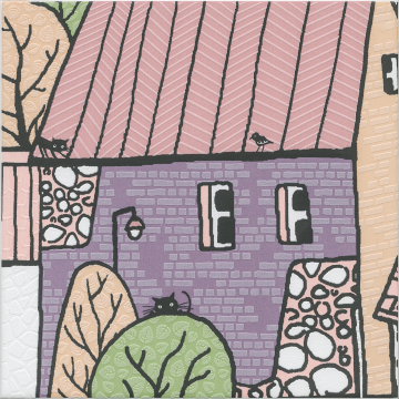 Kerama Marazzi OS/A226/5009 Плитка Декор Городок 3 матовый 20x20 Kerama Marazzi