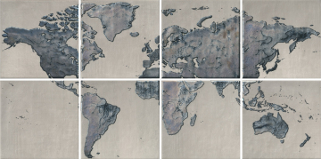 Kerama Marazzi OS/A249/8x/5285 Плитка Панно Вокруг Света (из 8 частей 20x20) 80x40 Kerama Marazzi