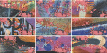 Kerama Marazzi OS/A57/9x/19060 Плитка Панно Граффити 89.1*20 Kerama Marazzi