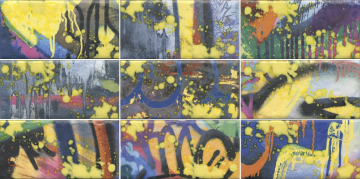 Kerama Marazzi OS/A58/9x/19060 Плитка Панно Граффити 89.1*20 Kerama Marazzi