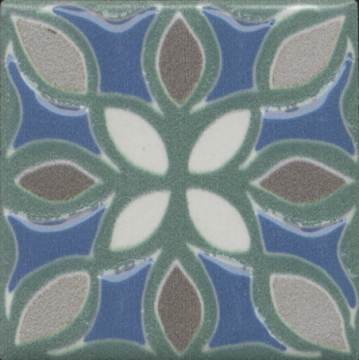 Kerama Marazzi OS/B175/21052 Плитка Вставка Анвер 5 зеленый 4.85x4.85x6.9 Kerama Marazzi