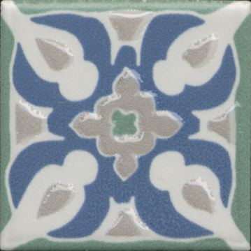 Kerama Marazzi OS/B177/21052 Плитка Вставка Анвер 7 зеленый 4.85x4.85x6.9 Kerama Marazzi