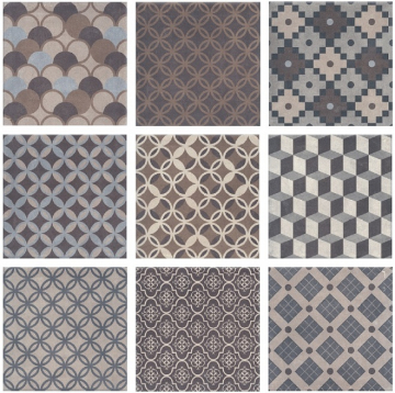 Kerama Marazzi SG1577N Керамогранит Карнаби-стрит орнамент 20х20 Kerama Marazzi