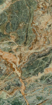 Kerama Marazzi SG593502RB/D Керамогранит Риальто Нобиле 2 зелёный лаппатированный обрезной 119,5x238,5 Kerama Marazzi