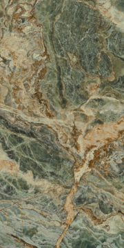 Kerama Marazzi SG593522RA/D Керамогранит Панно Риальто Нобиле 1 зелёный лаппатированный обрезной 119,5x238,5x0,9 Kerama Marazzi