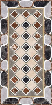 Kerama Marazzi SG594002R Керамогранит Композиция декорированный лаппатированный 119.5x238.5 Kerama Marazzi