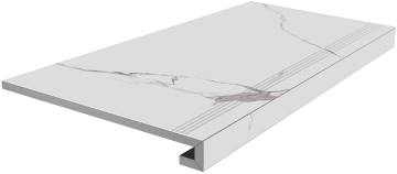 Kerama Marazzi SG849992R/GCF Ступени Ступень клееная Монте Тиберио белый лаппатированный 33x80x0,9 Kerama Marazzi