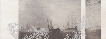 Kerama Marazzi STG/A206/15010 Плитка Ньюпорт Корабли коричневый 15*40 Kerama Marazzi