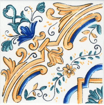 Kerama Marazzi STG/A449/5232 Плитка Декор Капри майолика 20*20 Kerama Marazzi