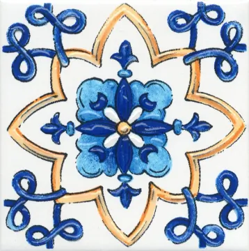 Kerama Marazzi STG/A452/5232 Плитка Декор Капри майолика 20х20 Kerama Marazzi