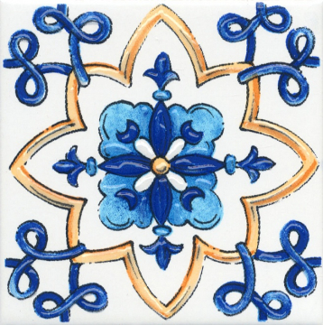 Kerama Marazzi STG/A486/1146 Плитка Капри майолика 9.9х9.9 Kerama Marazzi