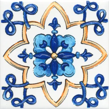 Kerama Marazzi STG/A486/1146H Плитка Вставка Капри майолика 9,8х9,8 Kerama Marazzi