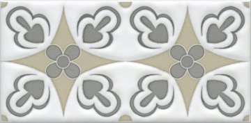 Kerama Marazzi STG/A620/16000 Плитка Клемансо орнамент 7.4*15 Kerama Marazzi