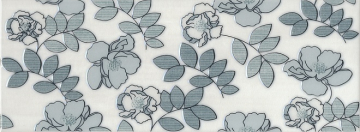 Kerama Marazzi STG/B182/15016 Плитка Ньюпорт Цветы зеленый 15*40 Kerama Marazzi