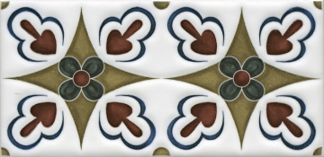 Kerama Marazzi STG/B620/16000 Плитка Клемансо орнамент 7.4*15 Kerama Marazzi