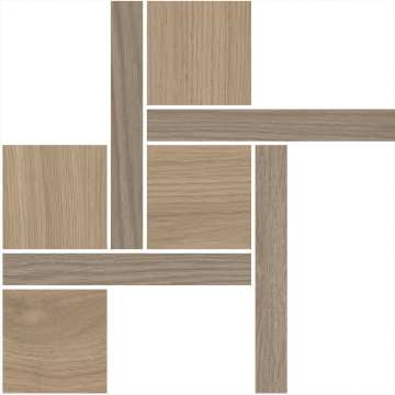 Kerama Marazzi T056/SG643820 Мозаика Декор Альберони 2 мозаичный коричневый светлый матовый обрезной 27,5x27,5x0,9 Kerama Marazzi