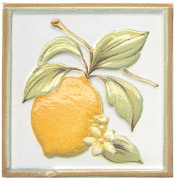 Kerama Marazzi TLA003 Плитка Декор Капри Лимончики 9.9х9.9 Kerama Marazzi