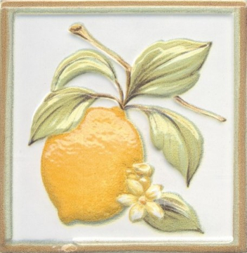 Kerama Marazzi TLA003H Плитка Капри Лимончики 9.8х9.8 Kerama Marazzi