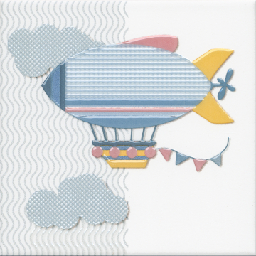 Kerama Marazzi VT/A374/5009 Плитка	Декор Бон Вояж Дирижабль 20x20 Kerama Marazzi