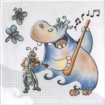 Kerama Marazzi VT/A480/5232 Плитка	Декор Симфония 1 глянцевый 20x20 Kerama Marazzi