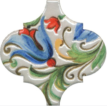 Kerama Marazzi VT/A579/65000 Плитка Арабески Тоскана 3 глянцевый 6,5x6,5 Kerama Marazzi