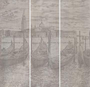 Kerama Marazzi VT/A622/3x/13126TR Плитка Панно Гварди матовый обрезной (из 3-х частей 30x89.5) 90х89,5x0,9 Kerama Marazzi