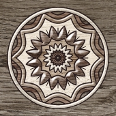 Керамин Плитка Троя 9,8х9,8 Керамин