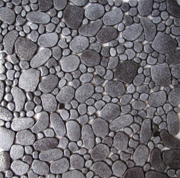 Keramissimo E-047AS Мозаика Gravel антрацит асфальтовый гравий Антислип 30.5x30.5 Keramissimo