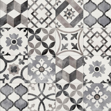 Керамогранит 0003475 PLAY CLASSIC MIX GREY 20x20 ABK