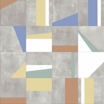 Керамогранит 0003482 PLAY EDGE MIX MULTICOLOR 20x20 ABK