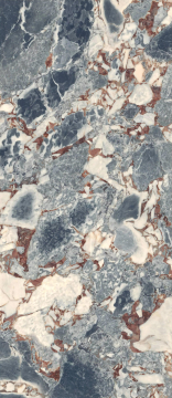 Керамогранит 0020817 Ocean Blue Lux 3D 120x280 Versace (Gardenia Orchidea)