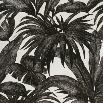 Керамогранит 0262764 Palme A Bianco/Nero 78x78 Versace (Gardenia Orchidea)